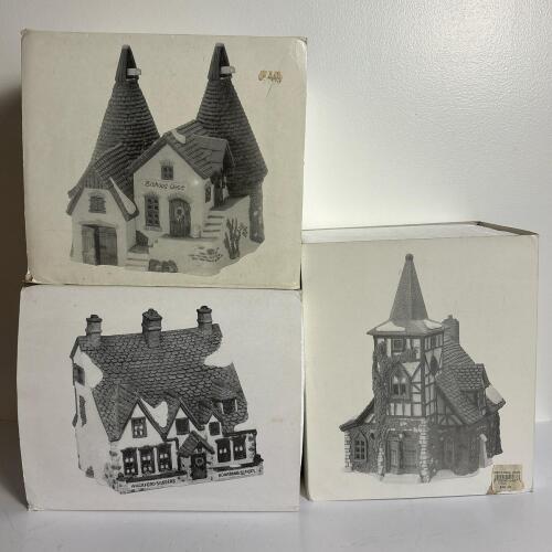 Heritage Village Dickens' Village Series Porcelain Houses
