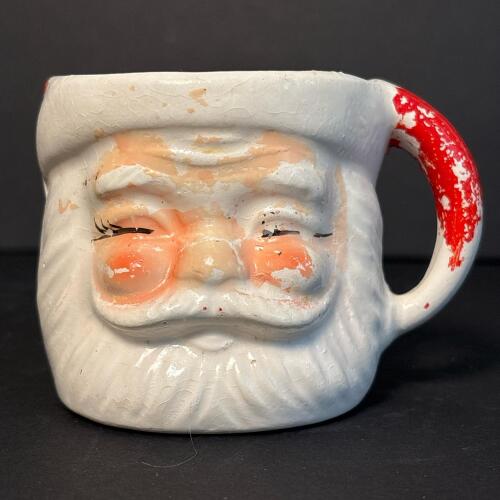 Vintage Santa Claus Face Mug