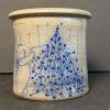 Salmon Falls "Bear Decorating Christmas Tree" Stoneware Crock