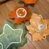 Ceramic Leaf-Shaped Serving Dishes & Autumn Decor - 3