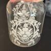 Trio of Glass Apothecary Jars with Floral Motifs - 2