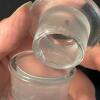 Trio of Glass Apothecary Jars with Floral Motifs - 3