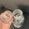 Trio of Glass Apothecary Jars with Floral Motifs - 7
