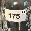 Trio of Glass Apothecary Jars with Floral Motifs - 9