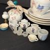 Ceramic Tea Set with Bird Motifs - 8