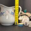 Ceramic Tea Set with Bird Motifs - 9