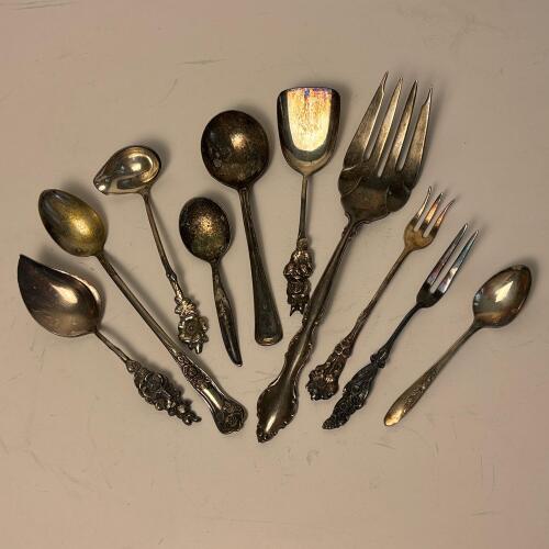 Vintage Floral Patterned Flatware
