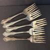 International Sterling Joan of Arc Flatware Set - 5