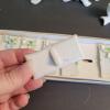Porcelain Floral Napkin Rings and Place Card Holders - 5