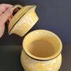 Canal Pottery Yellow Spongeware Canister with Lid - 3