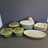 Hall Carbone Covered Casseroles, Baking Dishes, and Duck Tureen