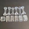 Crystal Salt Cellars, Knife Rests, and Shakers Group - 4