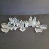 Crystal Salt Cellars, Knife Rests, and Shakers Group - 5