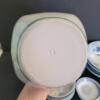 Blue and White Porcelain Bowls, Spoons, and Vase Assortment - 6