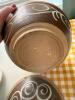 Lidded Stoneware Serving Bowl in Studio Pottery Style - 5
