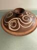 Lidded Stoneware Serving Bowl in Studio Pottery Style - 7