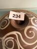 Lidded Stoneware Serving Bowl in Studio Pottery Style - 8