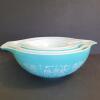 Pyrex Cinderella Mixing Bowls in Amish Butterprint Style