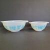 Pyrex Cinderella Mixing Bowls in Amish Butterprint Style - 4