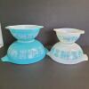 Pyrex Cinderella Mixing Bowls in Amish Butterprint Style - 5