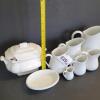 Cordon Bleu Bolca White Porcelain Serving Pieces - 6