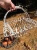 Wire Baskets With Twist Detailing, White and Black Finishes - 5