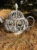 Wire Teapot Form Baskets, Scrollwork and Mesh Styles - 5