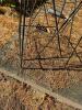 Metal Garden Obelisk Trellis Pyramid-Top Form - 3