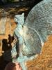 Cast Iron Garden Decor: Fairy Statue, Bird Dish, Urn - 2
