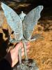 Cast Iron Garden Decor: Fairy Statue, Bird Dish, Urn - 3