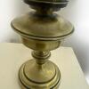 Floral Glass Shade Hurricane Table Lamp - 8