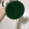 Floral Glass Shade Hurricane Table Lamp - 9