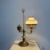 Brass-Tone Student-Style Table Lamp