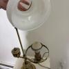 Brass-Tone Student-Style Table Lamp - 4
