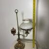 Brass-Tone Student-Style Table Lamp - 9