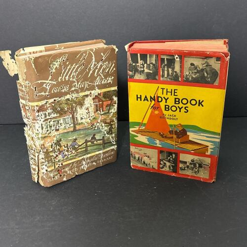 Vintage Little Men and The Handy Book for Boys