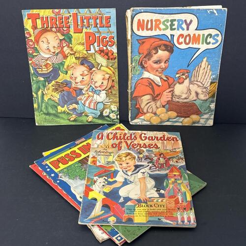 Vintage Children&rsquo;s Story and Nursery Books Lot