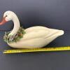 Folk Art Painted Swan Figure - 5