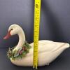 Folk Art Painted Swan Figure - 6