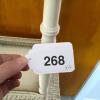 White Wicker Hamper and Side Table - 18