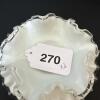 Presumed Fenton Silver Crest Milk Glass Bowl and Plate - 9