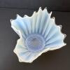 Presumed Fostoria Heirloom Opalescent Ruffled Edge Glass Bowl - 2