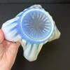 Presumed Fostoria Heirloom Opalescent Ruffled Edge Glass Bowl - 4