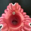 Trio of Fenton and Presumed Fenton Cranberry Opalescent Hobnail Glass Pieces - 2