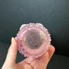 Presumed Fenton Cranberry Opalescent Hobnail Glass Trio - 6