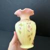 Fenton Hand-Painted Glass Pitcher, Vase and Basket - 5