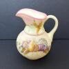 Fenton Hand-Painted Glass Pitcher, Vase and Basket - 7
