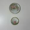 Pair of Rose Decorated Display Plates