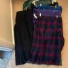Five Wool Plaid and Solid Pleated Skirts, Pendleton and L.L. Bean - 2