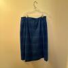 Five Wool Plaid and Solid Pleated Skirts, Pendleton and L.L. Bean - 7